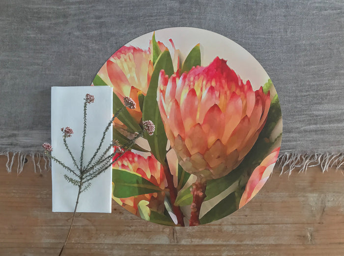 Protea Robijn Round Placemats