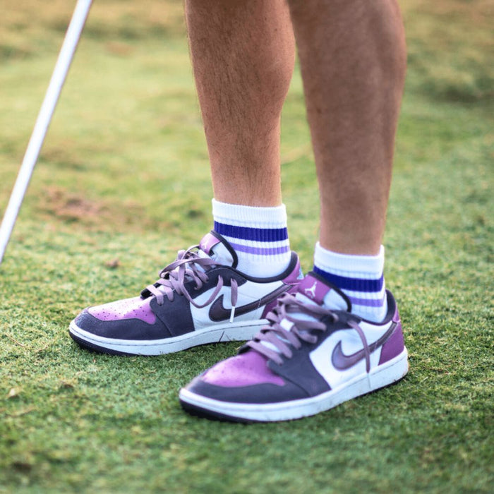 Del Campo Stripe Pack golf socks featuring all five signature Del Campo stripe colorways