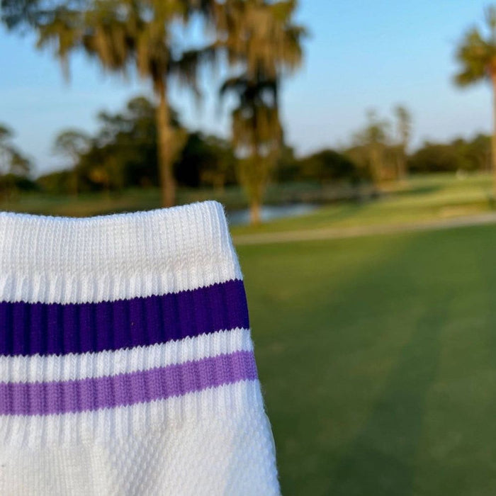 Del Campo Purps golf socks