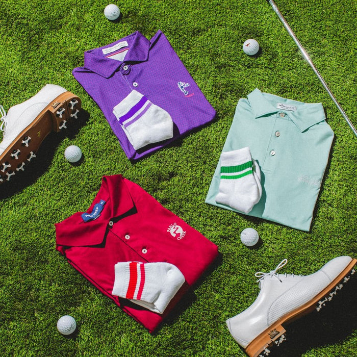 Del Campo Purps golf socks
