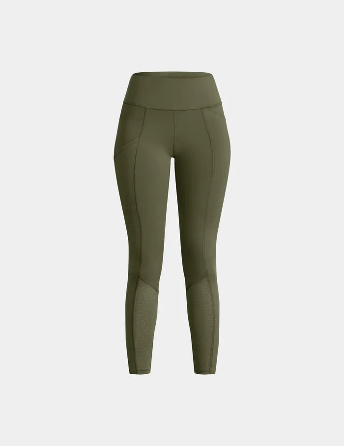 | Front view of model highlighting the coverage and fit | Olive