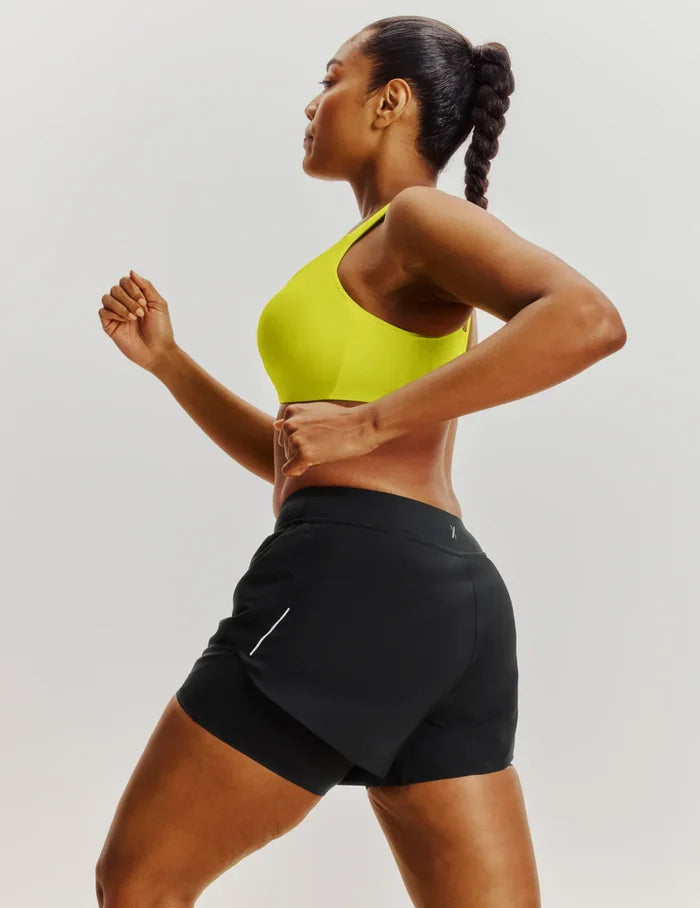 Cassaerea has 42" hips and wears a Knix size L | Black
