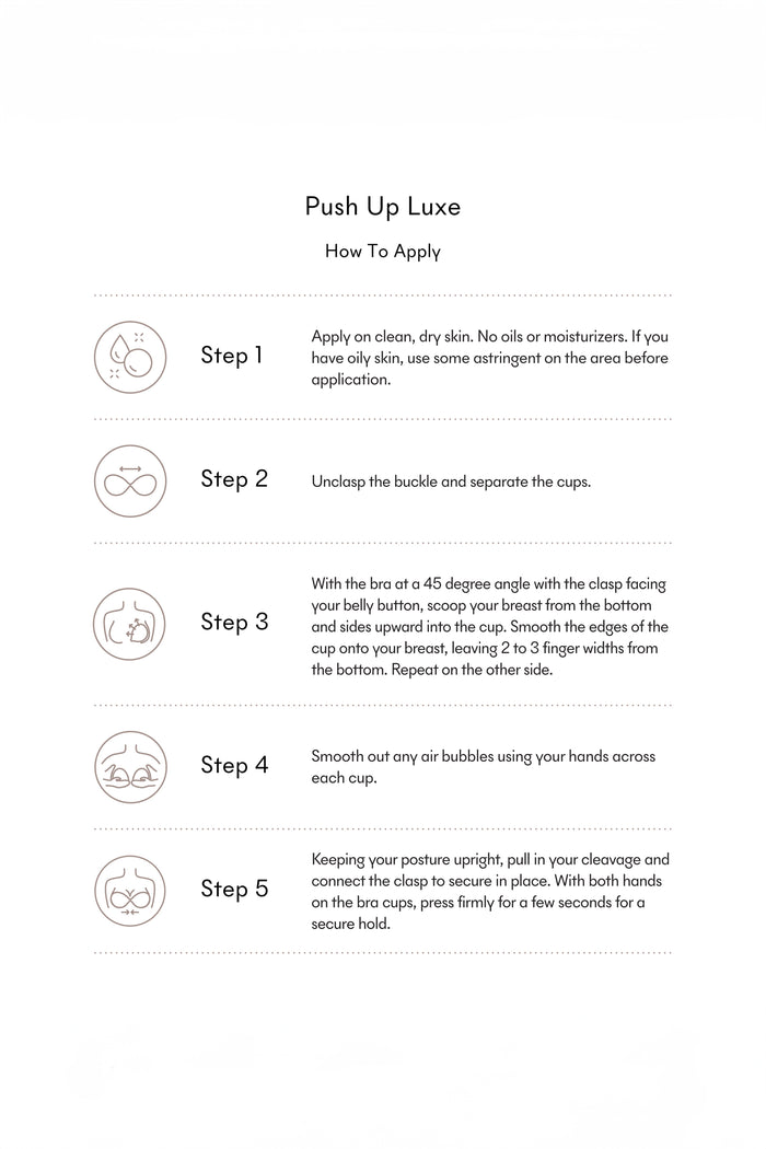 | Push Up Luxe How to Apply Instruction Graphic | General