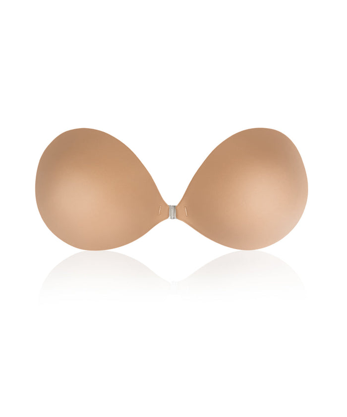 | Push-Up Luxe Adhesive Reusable Bra shown front-facing against a light gray background | No. 5 Soft Tan
