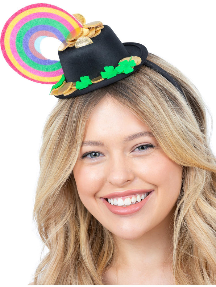 Rainbow Pot O'Gold Mini Hat