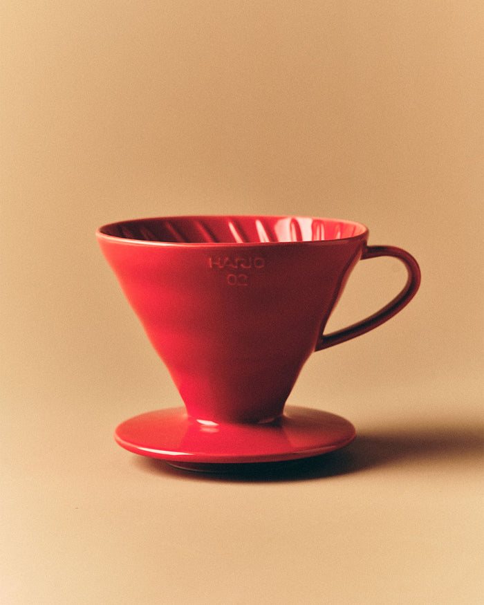 Red Ceramic V60 02 Dripper