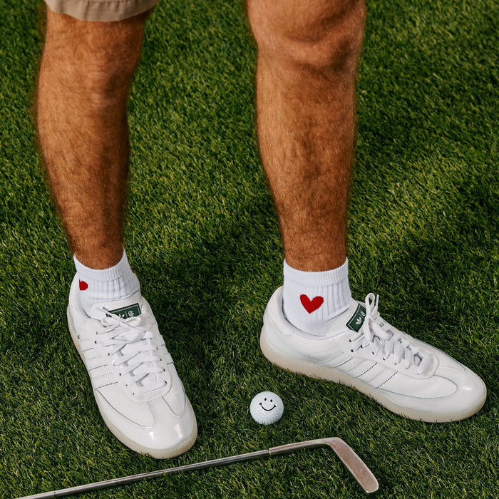 Del Campo Red Heart golf socks