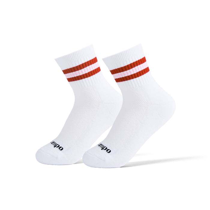Del Campo Red/Pink Stripe golf socks