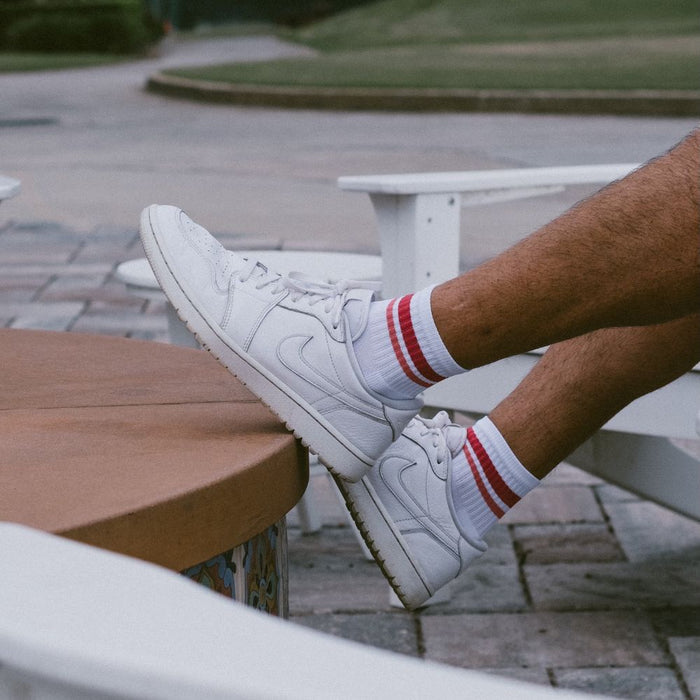 Del Campo Reds golf socks