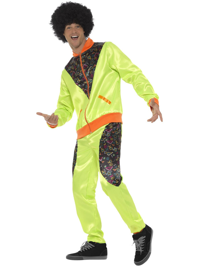 Retro Shell Suit Costume, Mens