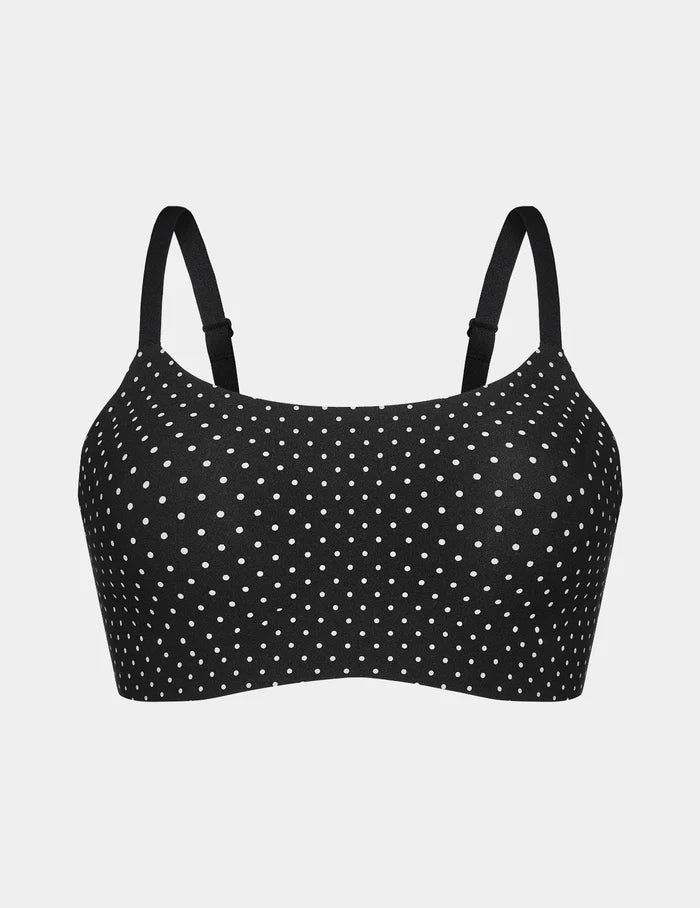 Black with White Polka Dot / XS