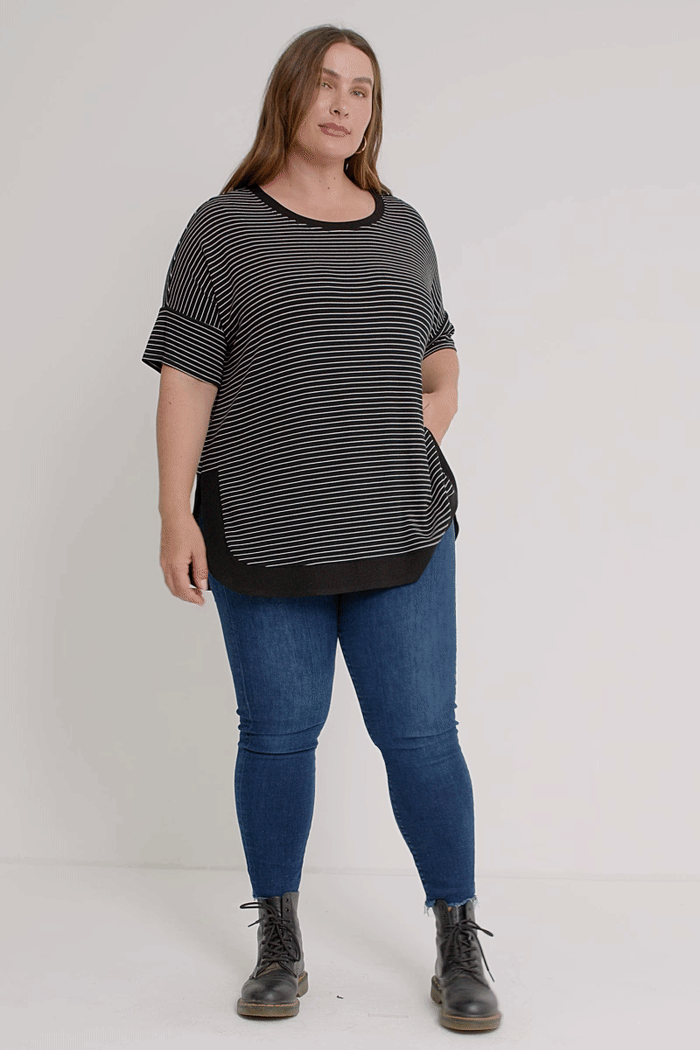 Ribbed Stripe Top