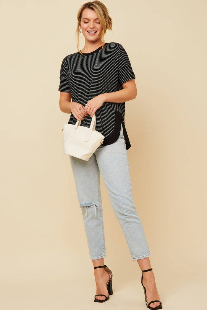 Ribbed Stripe Top