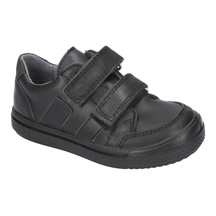 Ricosta Kids School Shoes | Ethan Velcro | Black leather