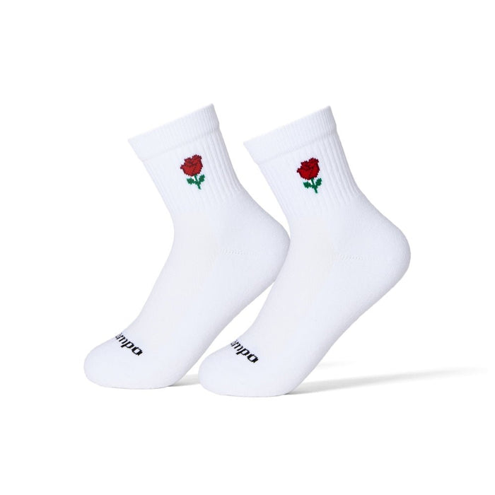 Del Campo Rose golf socks