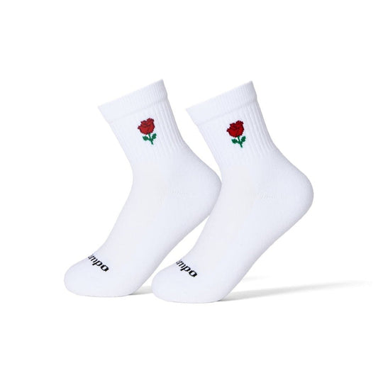Del Campo Rose golf socks