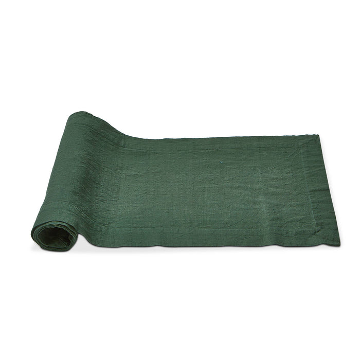 This Slub fabric is purposely textured for an organic feel and charm.  The runner is perfect for everyday use or the holidays