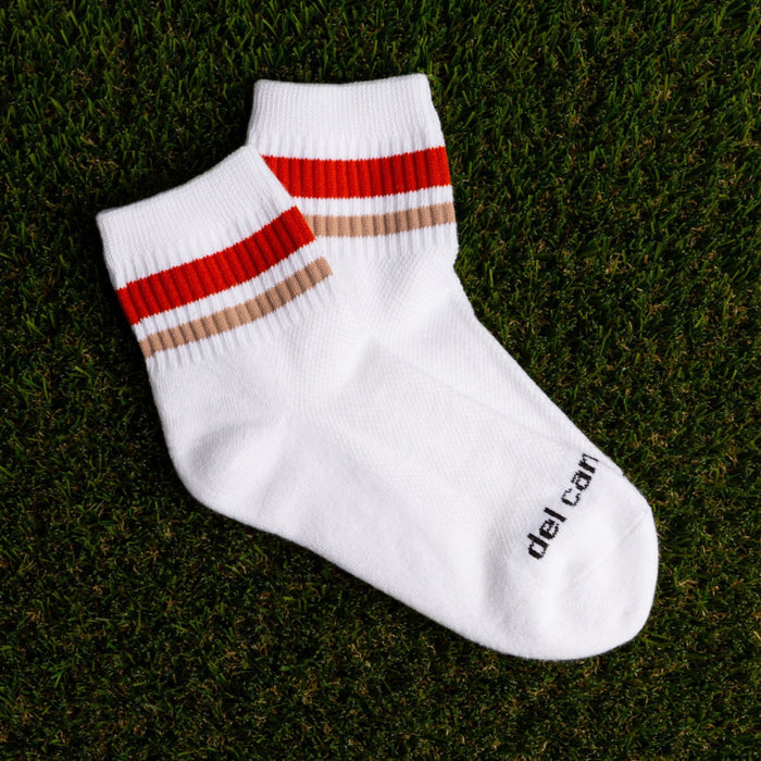 Del Campo Rust Stripes golf socks