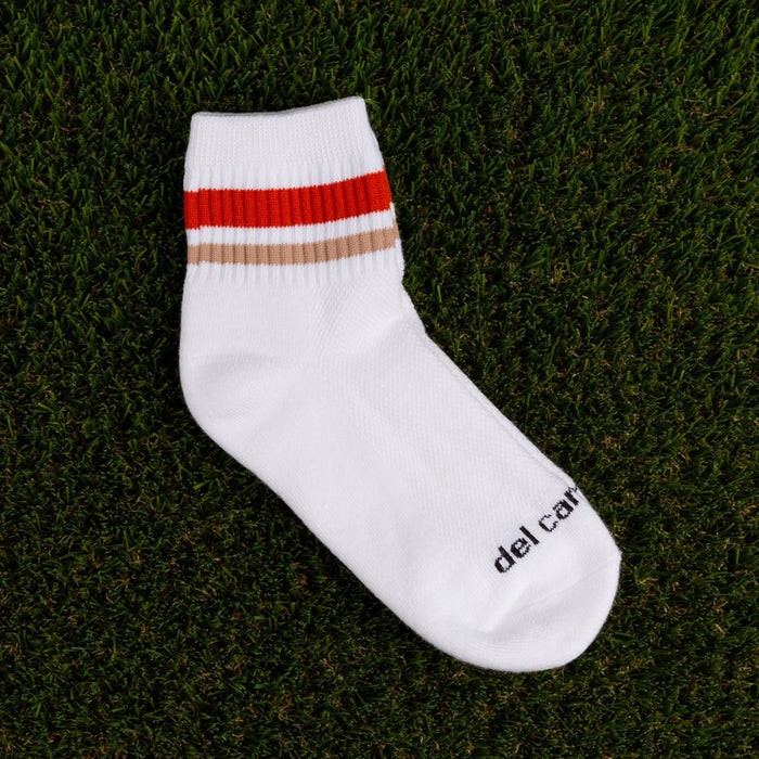 Del Campo Rust Stripes golf socks