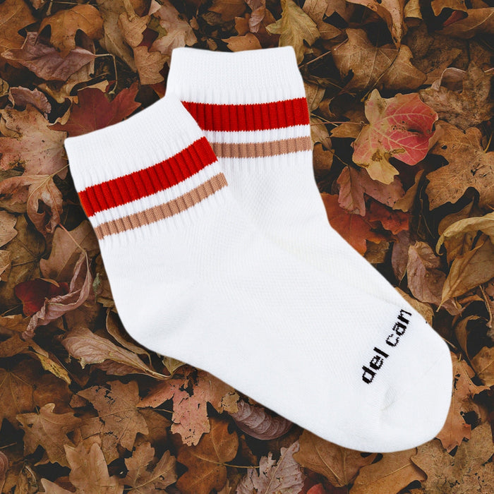 Del Campo Rust Stripes golf socks