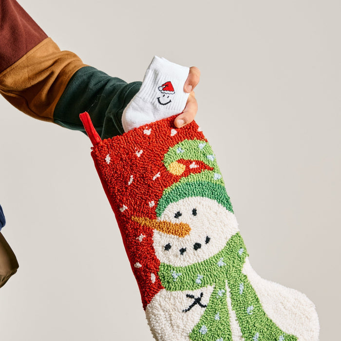 Del Campo Santa Smiley golf socks