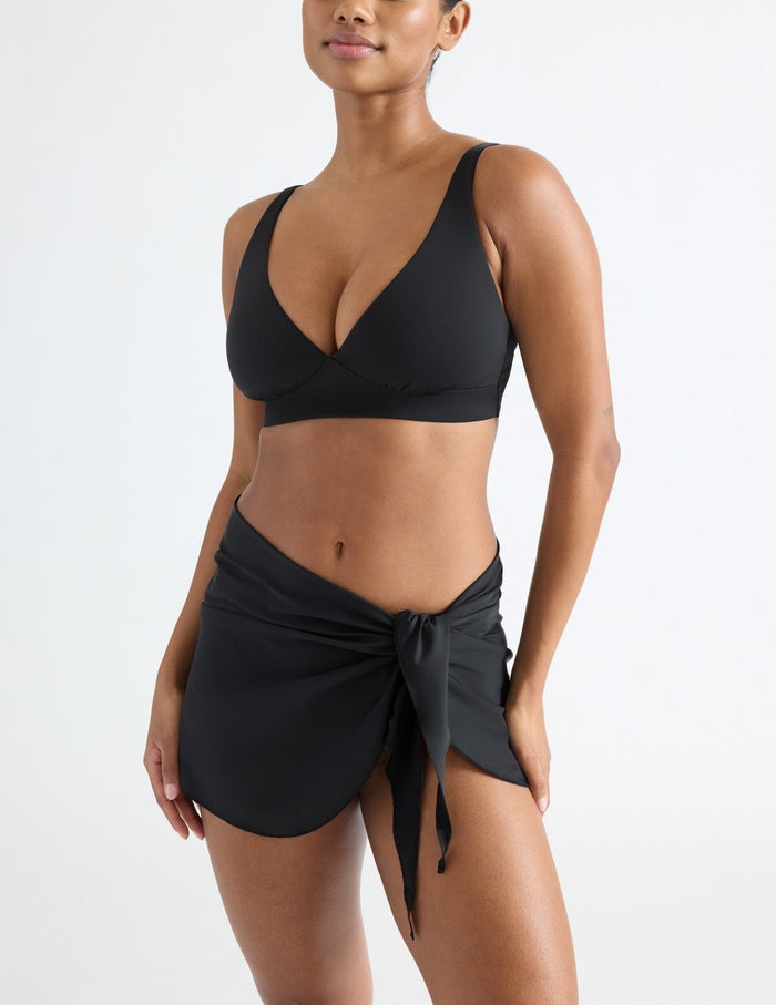 Jay has 36" hips and wears a Knix size XS/S | Black