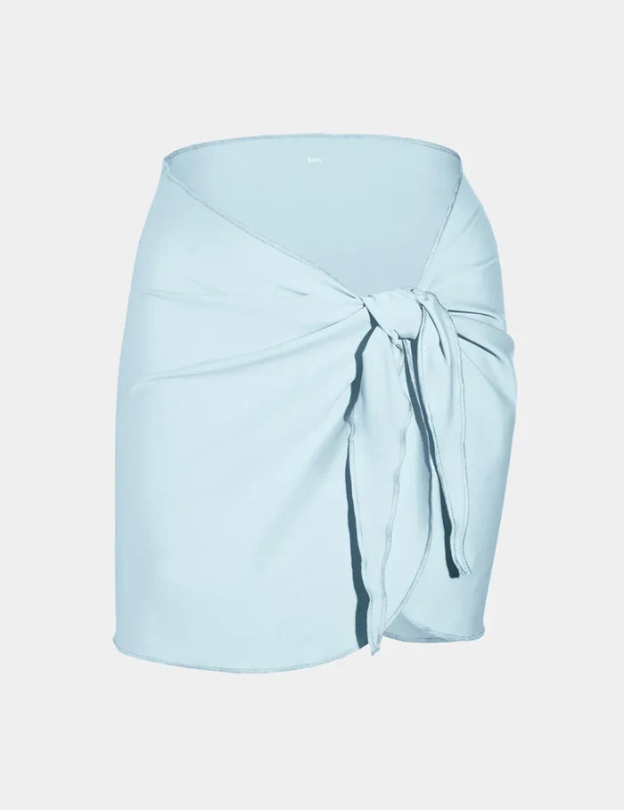 | Sarong shown front-facing against a light gray background | Blue Ice