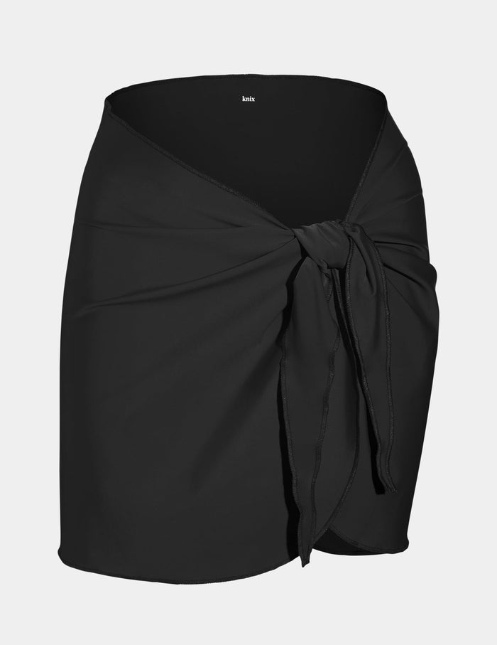 | Sarong shown front-facing against a light gray background | Black