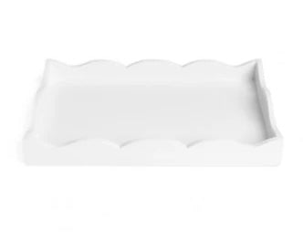 Scalloped Lacquer Tray