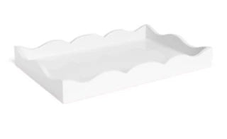 Scalloped Lacquer Tray