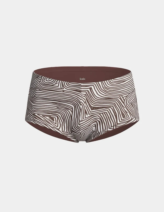 | Sculpt Cheeky Low Rise Swim Bottom shown front-facing against a light gray background | Beach Fossil