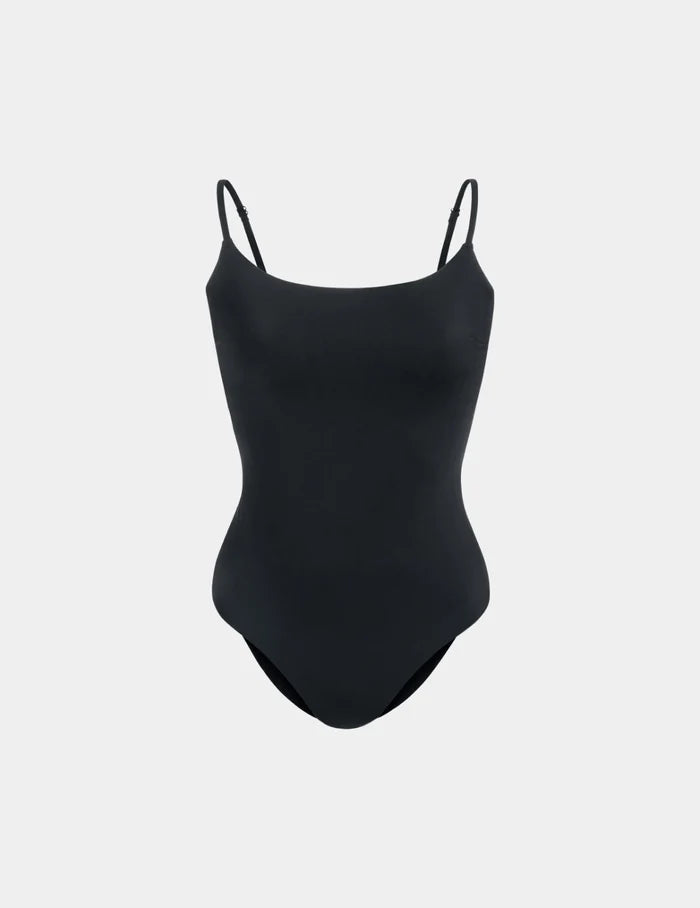 | Sculpt Classic One Piece Swimsuit shown front-facing against a light gray background | Black