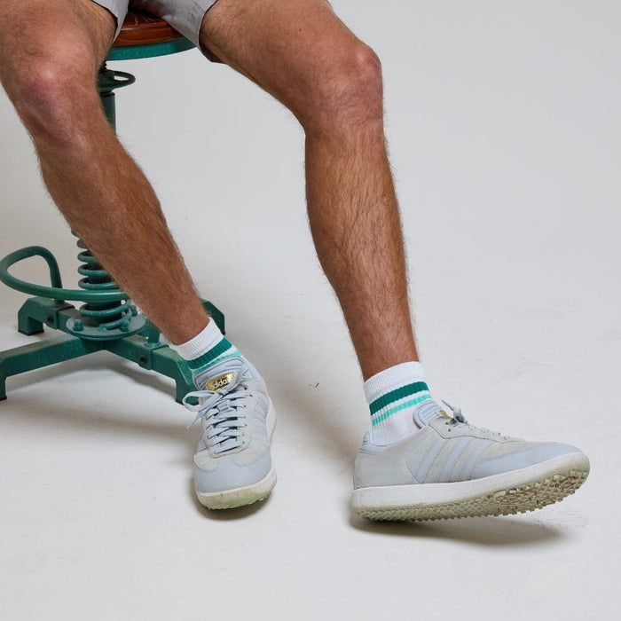 Del Campo Seaside Stripes golf socks