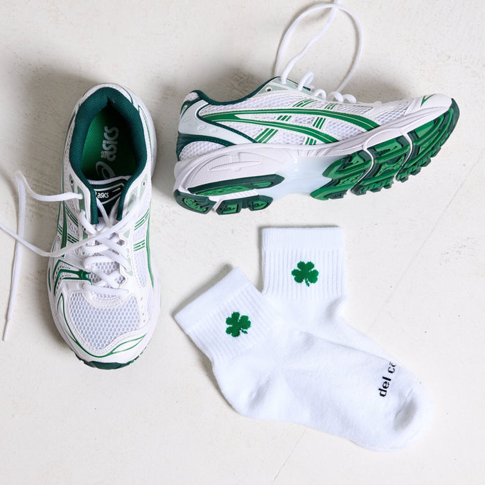Del Campo Shamrock golf socks