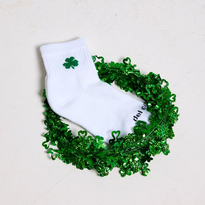 Del Campo Shamrock golf socks