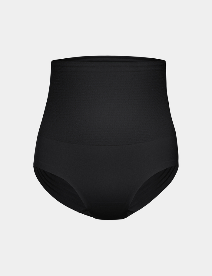 | Shaper High Rise Briefs shown front-facing against a light gray background | Black