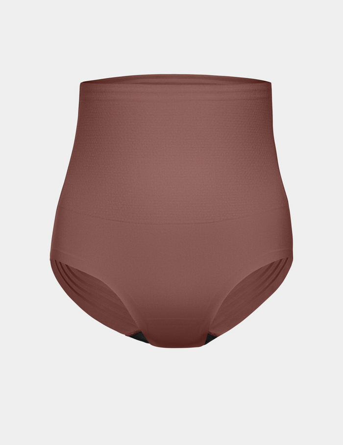 | Shaper High Rise Briefs shown front-facing against a light gray background | Sola