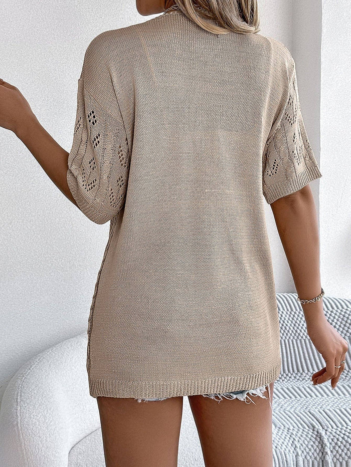 Short-Sleeved Cardigan