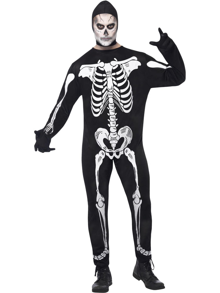 Skeleton Jumpsuit Costume