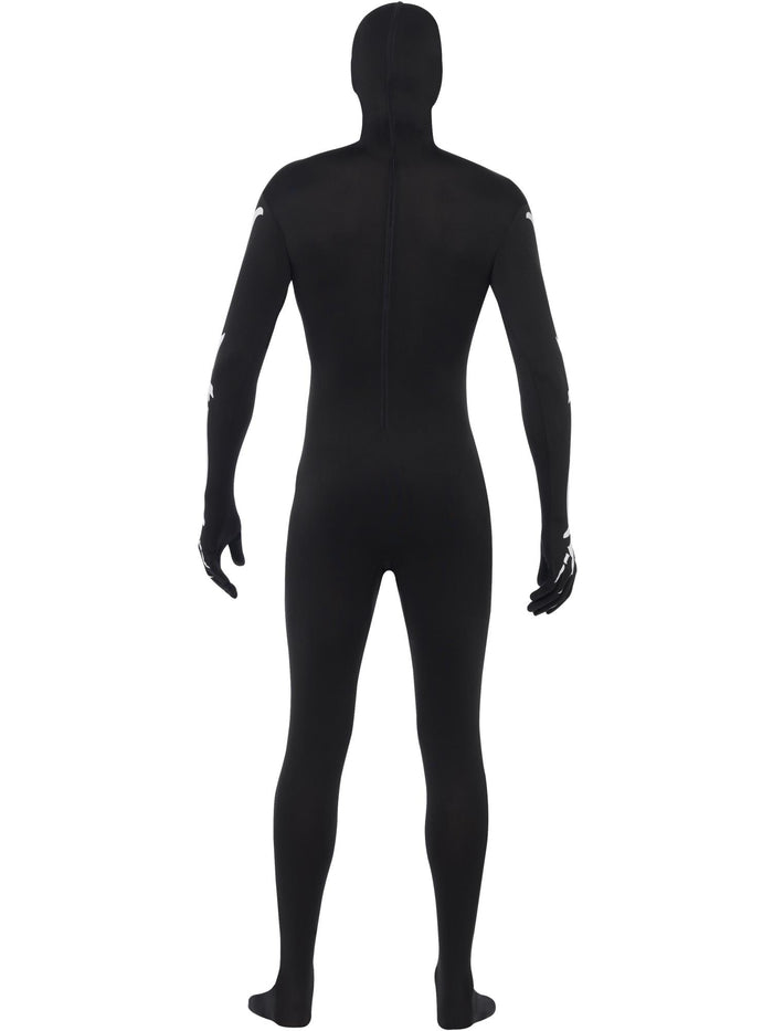 Skeleton Second Skin Costume, Black