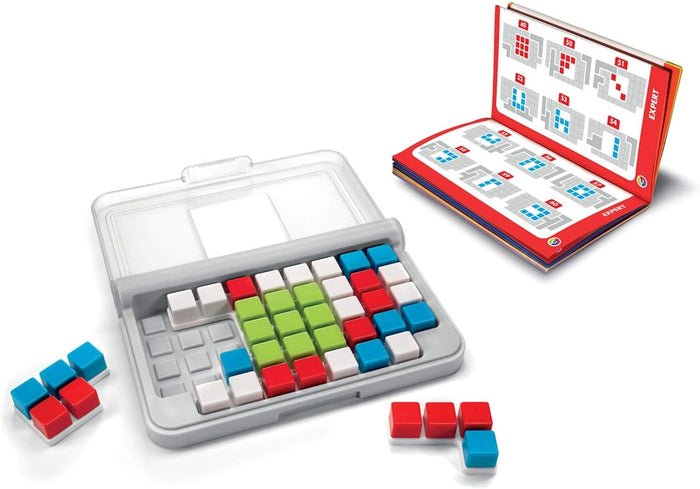 SmartGames: IQ Focus: 1 Player Puzzle Game - 120 Challenges, Travel Size, Ages 8+