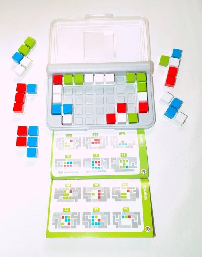SmartGames: IQ Focus: 1 Player Puzzle Game - 120 Challenges, Travel Size, Ages 8+