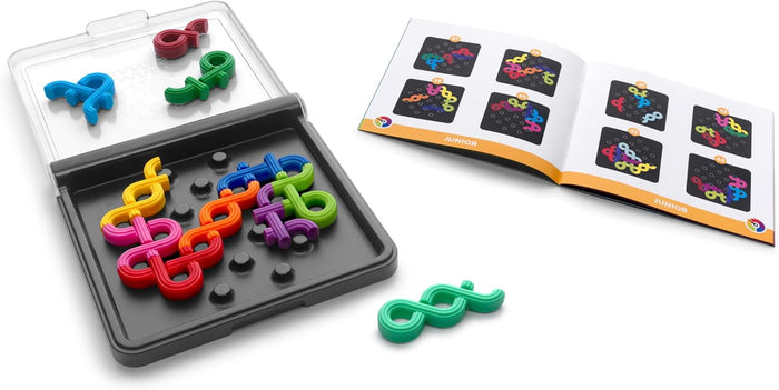 SmartGames: IQ Noodles: 1 Player Logic Game - 2 Play Modes, 120 Challenges, Ages 7+