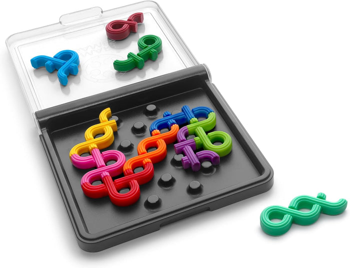 SmartGames: IQ Noodles: 1 Player Logic Game - 2 Play Modes, 120 Challenges, Ages 7+