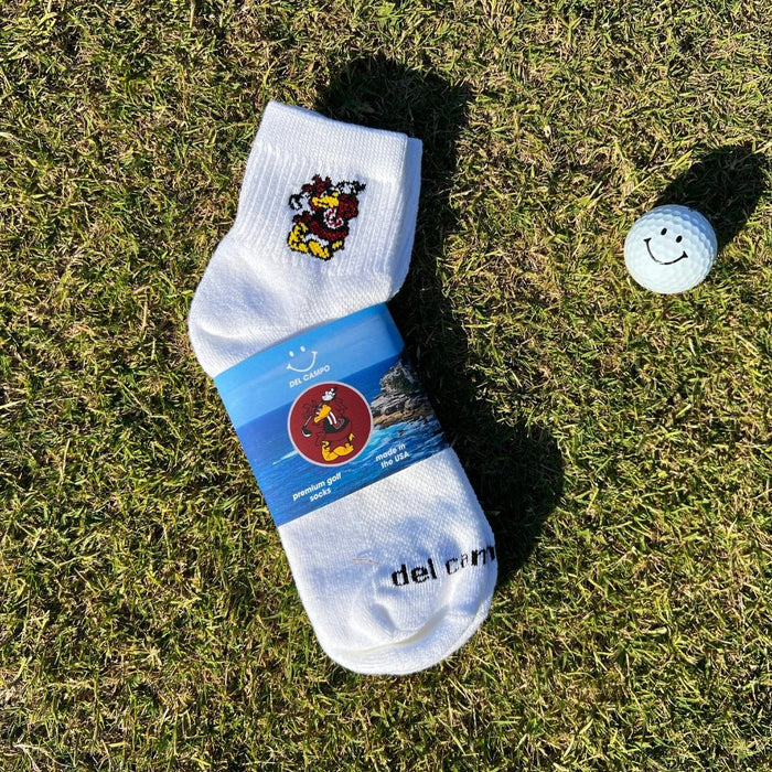Del Campo South Carolina Gamecocks Cocky golf socks