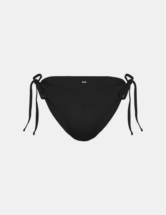 | Front view of model highlighting the coverage and fit | Black