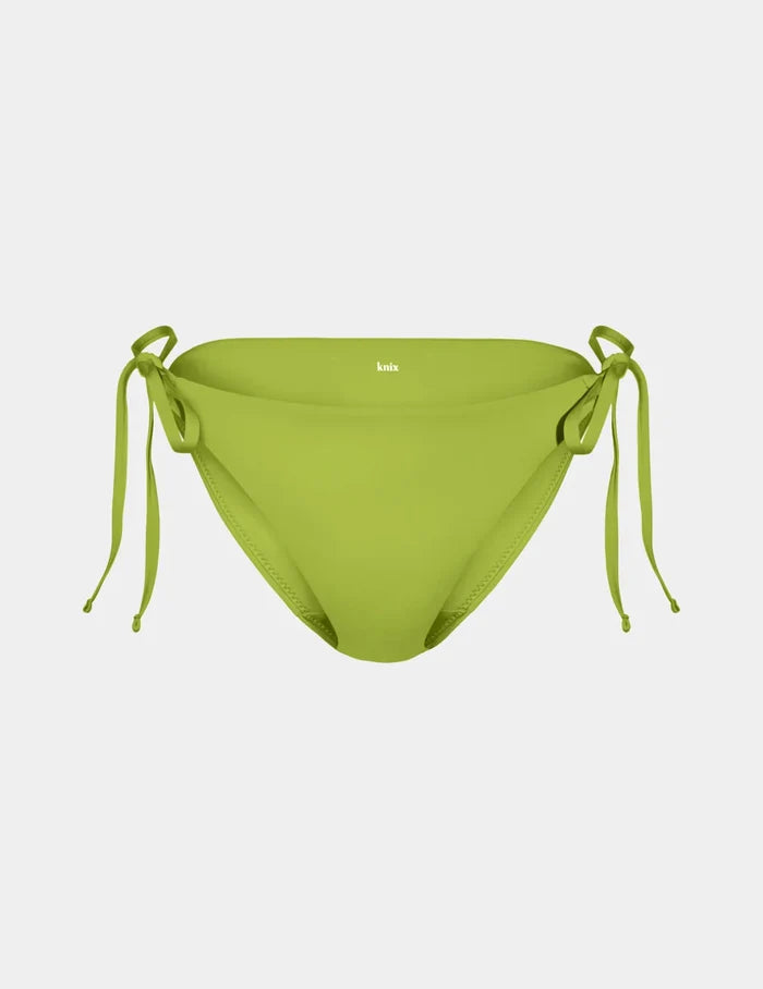 | Front view of model highlighting the coverage and fit | Chartreuse