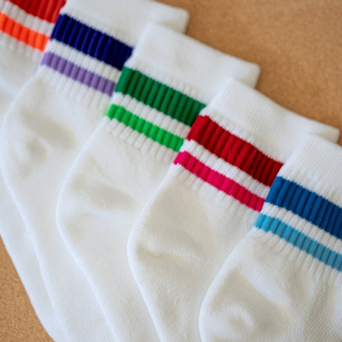 Del Campo Stripe Pack golf socks featuring all five signature Del Campo stripe colorways