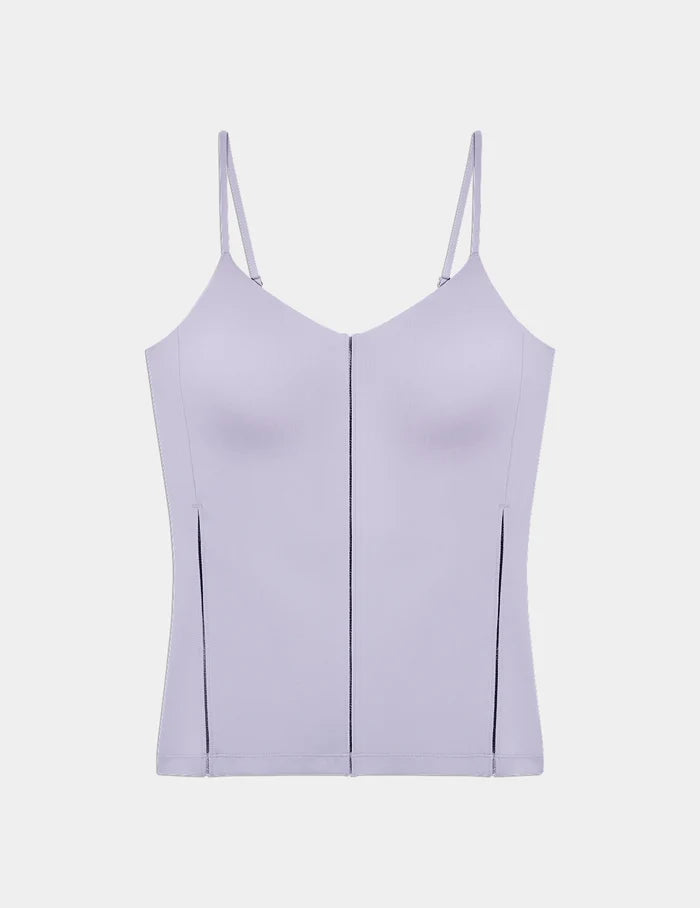 | Front view of model highlighting the coverage and fit | Purple Heather