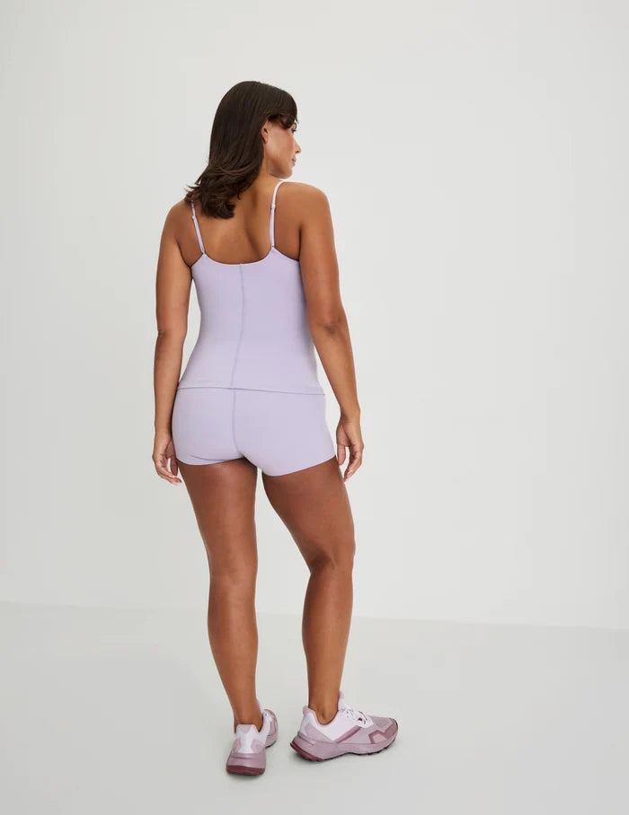 | Front view of model highlighting the coverage and fit | Purple Heather